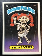 1985 Topps Garbage Pail Kids GPK Card First Series 1 OS1 Matte 29b Thin Lynn picture