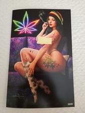 BigIV Exclusive Cover Gallery Sidney Augusto Topless Weed Variant Ltd 20/20 picture