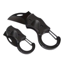 2 pcs Mini Folding Keychain Knife High Hardness Iron EDC Multi Tool Camping Hook picture