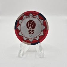 Wind Creek Chicago Southland Casino East Hazel Crest IL 2024 $5 Casino Chip picture