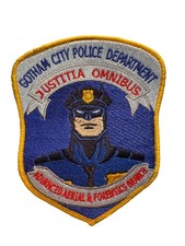Gotham City Police Department - Justitia Omnibus Embroidered Patch Size 5
