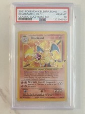 PSA 10 2021 Pokémon Celebrations Classic Collection Charizard Holo #4 123296930 picture