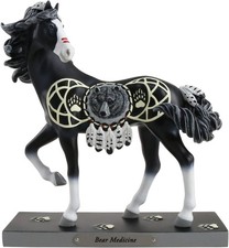 Enesco Trail of Painted Ponies Bear Medicine Horse Figurine 6012580 NEW T picture