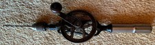 Vintage Hand Crank Drill Eggbeater Style Antique Tool, Hacksaw Included BONUS picture