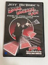 Jeff McBride's Zoom Bounce & Fly Magic Trick DVD Card Spinning McGrip-Tip picture