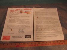 Vintage Delco Battery Good Bandwagon letter United Motor Service advertisment picture