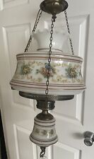 Quoizel 1970's Large Abigail Adams Poppy  Hurricaine Swag Ceiling 3 Way Light picture