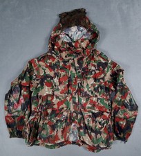 Vintage 1973 Swiss Army M70 Alpenflage Camo Parka 52/L Large Riri Zip Jacket picture