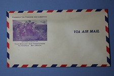 ORG. 1943 H.C. Hill Flint MI/MICH/MICHIGAN WWII buy war bonds air mail envelope picture