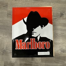 Authentic 1992 Marlboro Embossed 17x21 metal advertisement signs picture