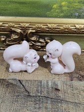 VTG Pink Skunk Salt & Pepper Shaker Set Made In Japan picture