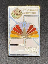 Vintage 1985 NBC Tournament of Roses Parade Pin Official Licensed Rose Bowl picture
