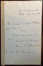 ANNA E. DICKINSON-Autographed Letter Signed-1872-Abolitionist-Women's Rights picture