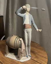 Lladro Porcelain Figurine #5239 Wine Taster Venenciador, Retired - 14.5