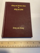 VTG US Song and Service Book for Ship and Field Army Navy 1942 Hymn Prayer WW2 picture