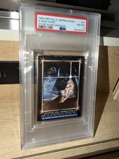 1994 Metallic Impressions A New Hope Star Wars Promo Card P1 PSA 8 NM-MT POP 1/2 picture
