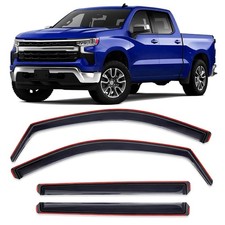 in-Channel Extra Durable Rain Guards for Chevy Silverado/GMC Sierra 1500 2019-20 picture