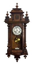 Vintage Late 1800s Junghans Wall Clock Regulator Fully Serviced And Tested picture
