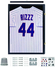 IHEIPYE Jersey Display Case, Jersey Frame Large Shadow Box Lockable with 98% UV picture