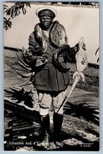 South Africa Postcard Johannes and a Couple of Pals c1910 RPPC Photo picture
