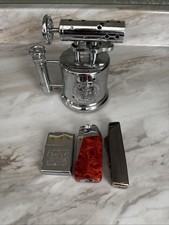 VINTAGE VECTOR PYRO STAR TABLE GAS LIGHTER And Extras picture
