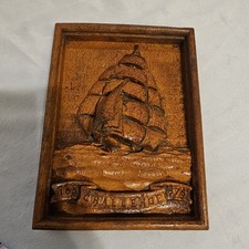 Vintage Nautical Clipper Schooner 