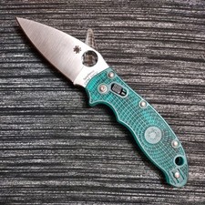 🔥Rare Spyderco Manix 2 Knifejoker exclusive 20CV Mystic Green 2021 C101PMGR2 📬 picture