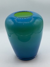 Vintage Handblown Cased Glass Holmegaard Anja Kjaer Baluster Vase - Isis Model picture