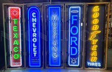 5 Huge Neon sign solid steel Cases 72