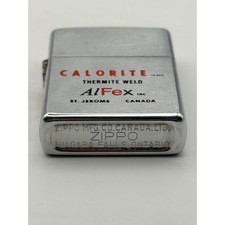 1967-1986 Zippo Calorite Thermite Weld Windproof Lighter Canada Vintage Pocket picture
