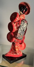 Vintage Japanese Nishi Geisha Hat Dancer Figurine