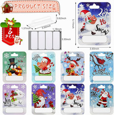 8 PCS Christmas Money Holders for Cash Xmas Cards Money Holder Ornaments with... picture