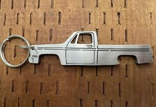Third Generation 1973-1987 C10 Stainless Steel Keychain bottle opener picture