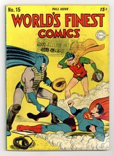 World's Finest Comics #15 GD/VG 3.0 1944 picture