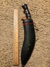 Vintage India Gurkha Knife w/ Sheath picture