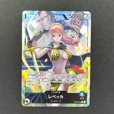 One Piece Card OP04-039 Rebecca Parallel collectible trading card picture