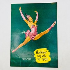 1955 Holiday on Ice Souvenir Program Booklet Ice Figure Skating Dance V37-3 picture