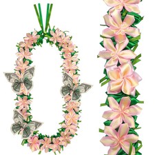 47 Inch Class of 2026 Graduation Lei Hawaiian Nut Lei 2026 Kukui Nuts Necklac... picture