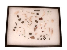 Hohokam Framed Artifacts ca. 1000 AD Largest Artifact - 2.375