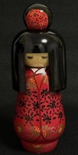 very rare＆valuable Japanese vintage kokeshi doll By Hajime Miyashita picture