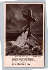 Rock of Ages RPPC Postcard - The Rotograph Co. - Religious Allegory B 2005 picture