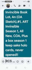Invincible 4 Pc Lot, An (OA Sketch),#1, ART Invinsible Season 1, All New, COA, picture