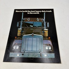 1972 Kenworth W900 Truck Sales Brochure How to Build the Best Heavy Duty Truck picture