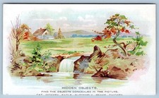WILLIAMSONS DRUG STORE FREDERICK MD WRIGHT'S INDIAN PILL VICTORIAN TRADE CARD #2 picture