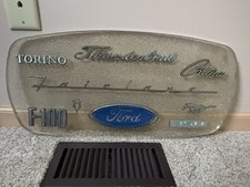 Ford Emblems In Resin 12” X 24” X 3/4” Table Top or Wall Hanging Truck Car picture
