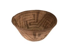 Antique Pima Basket - Interlocking Finger Dance motif picture