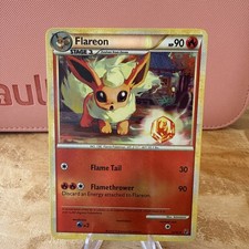 FLAREON 26/90 POKEMON CARD UNDAUNTED REVERSE HOLO picture