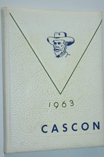 1963 Cass High School Yearbook Annual Cassville Georgia GA - Cascon 63 picture