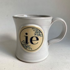 Deneen Pottery ie IE I E Ceramic Coffee Mug Gray picture