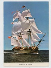 Vintage Postcard - Frigate H.M.S. Rose - Nice Condition picture